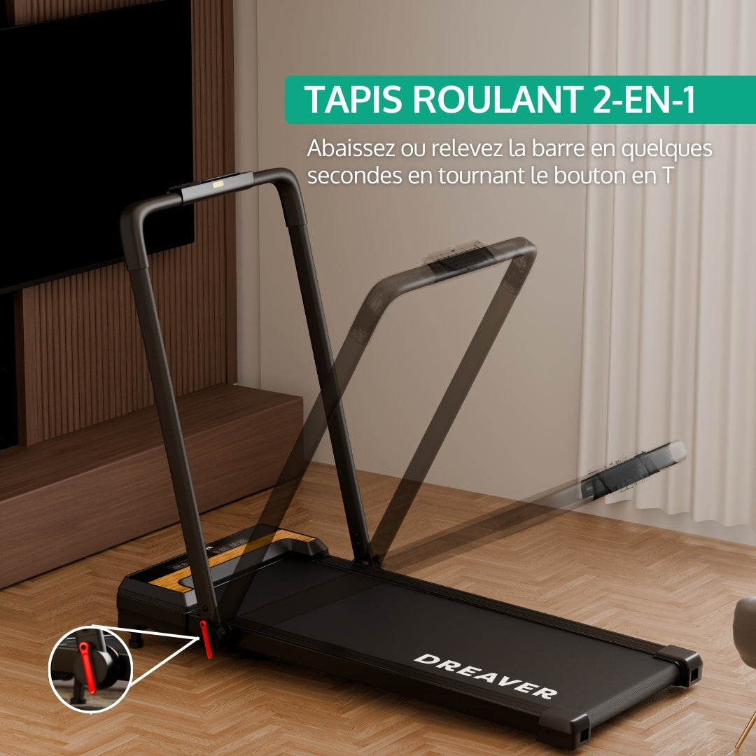 Tapis de course Dreaver X250 - Inclinaison - 1-12 km/h